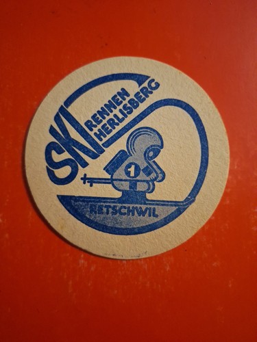 Bierdeckel ski rennen - bierdeckel,