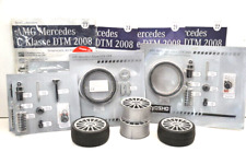 Deagostini AMG Mercedes C-Klasse DTM 2008 4x Stossdämpfer Reifen Felgen Zubehör