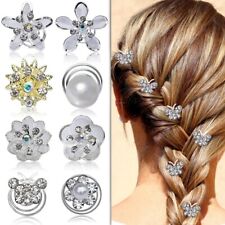 Curlies Set Hochzeit Brautfrisur Haarnadeln Perlen Schmetterling Blume Strass
