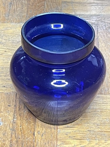 Art deko glas vase blau - deko,