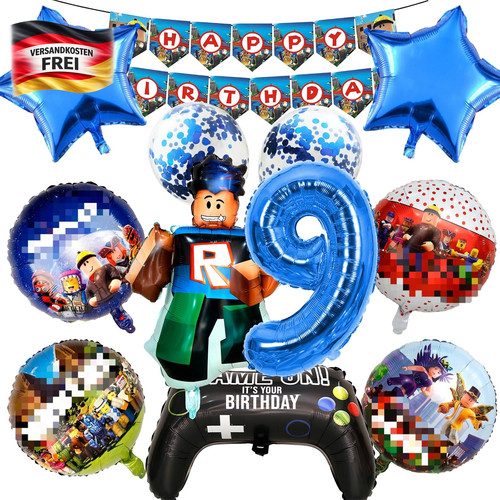Geburtstagsdeko ballon set - ballon,