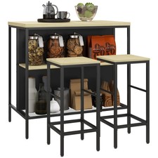 Bartisch mit barhocker set - bartisch,