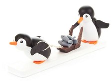 Dekofigur Miniatur Pinguin Erzgebirge