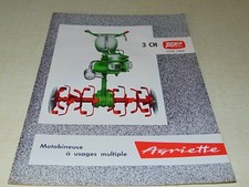 Prospekt Brochure Motorhacke Motorhacke AGRIA AGRIETTE Typ 1000 3 PS