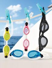 Profi Schwimmbrille schwarz UV UVA + UVB Schutz Taucher Brille Erwachsene Kinder