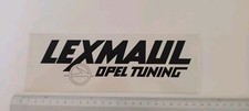 Lexmaul Opel Tuning Aufkleber/Sticker