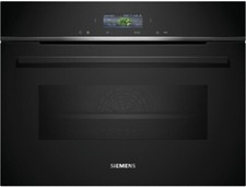Siemens CM724G1B1 iQ700 Einbaukompaktbackofen mit Mikrowellenfunktion, 59,4 cm b