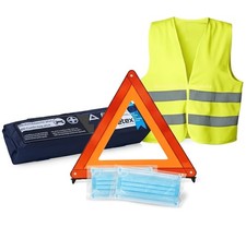 Erste Hilfe Set Verbandstasche Auto KFZ Verbandskasten Warnweste Warndreieck