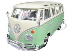 VOLKSWAGEN SAMBA BUS VAN GREEN