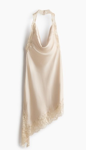 Satin kleid long top - satin,