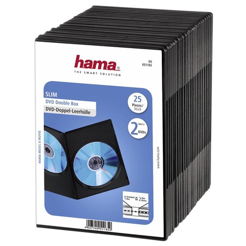 Hama dvd slim double - hama,