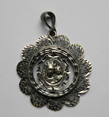 Antiker maria anhänger silber - antiker,