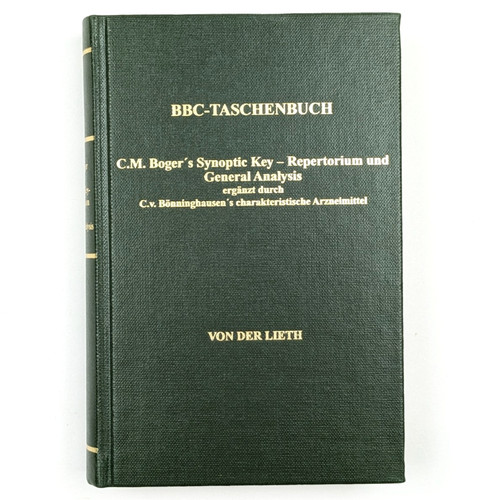 Buch boger synoptic key - buch:, boger's