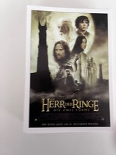 Cinema Filmplakatkarte | Der Herr der Ringe - Die zwei Türme | 2002