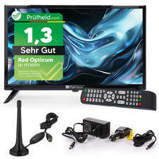 Wohnmobil Camping Fernseher LED TV 19 Zoll LCD DVB S S2 T2 C USB 12 V 230 Volt