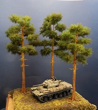 Diorama Modell Nadelbäume, 3