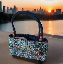 Damen Handtasche Schwarz  mit