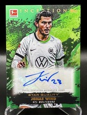 Jonas Wind Auto 50/75 Wolfsburg - 2024/2025 Topps Inception Bundesliga