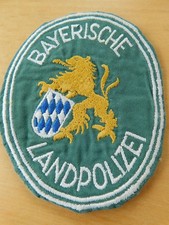 Ärmelabzeichen Bayer. Landpolizei Polizei Hemd inaktuell