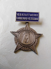 DDR  VEB KRAFTWERKE LÜBBENAU-VETSCHAU  Metall