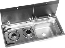 Dometic MO9722R Kocher-Spülkombination Spülbecken rechts 2-flammig 1698015