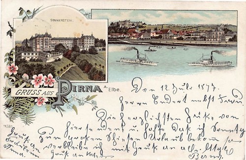 Pirna ansichtskarte 1897 - pirna,