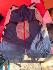 BMW Motorradhose Ralley, Herren blau-grau, Lederbesatz Gr. 58