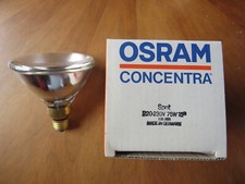 OSRAM CONCENTRA REFLEKTOR PAR38 75W SPOT 15º E27 PRESSGLASLAMPE MADE IN GERMANY
