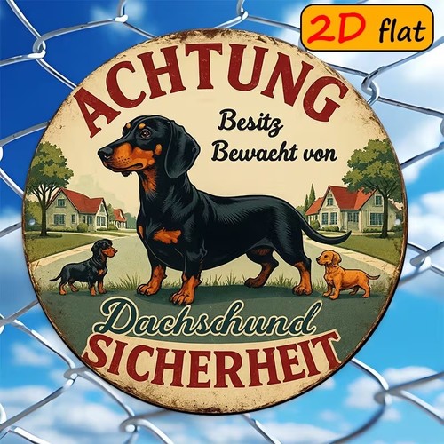 Schild blechschild rund - blechschild,