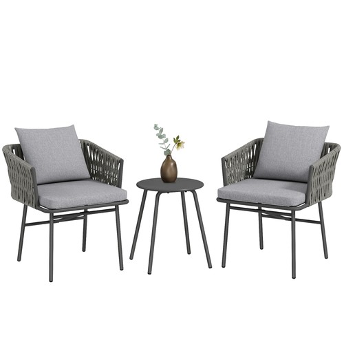 Tlg rattan bistroset - 3-tlg.,
