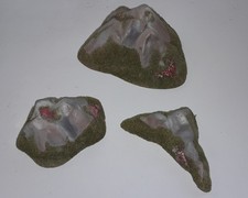 Busch HO TT N Felsen Gebirge Mini-Diorama 3er Set NEU Modelleisenbahn Zubehör 