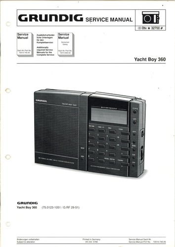 Grundig service manual für - service,
