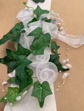 Tischdeko weiß/grün