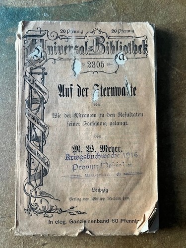Reclam 2305 auf der sternwarte - 2305,