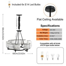 Industrie-Kristall-Kronleuchte
