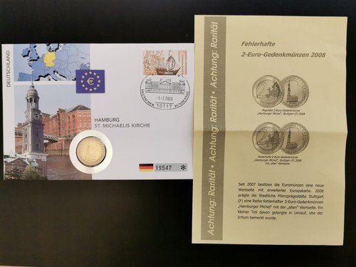 Euro numisbrief - 2, euro,