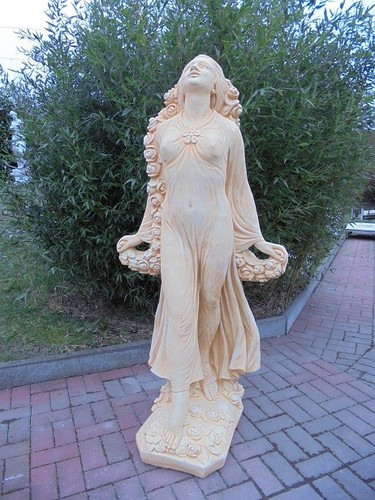 Steinfigur frau mit - steinfigur,