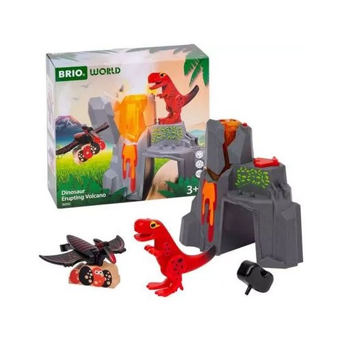 Brio world dinosaurier vulkan - world,