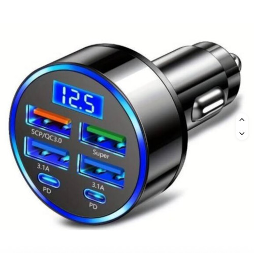 100w multi port auto - 6-in-1, multi-port