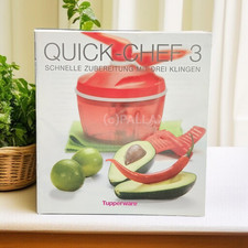 TUPPERWARE REZEPTHEFT QUICK-CHEF 3 SCHNELLE ZUBEREITUNG MIT 3  KLINGEN REZEPTE