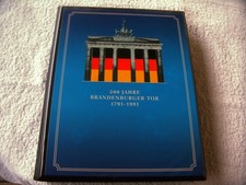 Münzsammlung:  200 Jahre Brandenburger Tor,   24 Medaillen, vergoldet