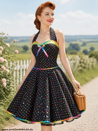 50er petticoatkleid vintage - 50er,
