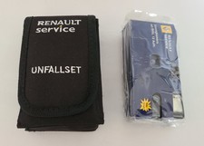 Renault Unfallset Original -Auto PKW- Kamera Kreide Unfallbericht Maßband Stift