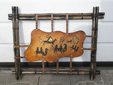 Indianer - Bild - Figur - Skulptur - Indianer Zelt - Lebensecht - Dekoration