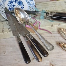 4 antike französische Messer, Jugendstil,  Landhaus, shabby