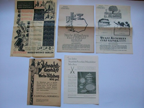 Werbe kataloge 1930 - werbe,