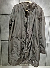 schwarzer Damen Regenmantel