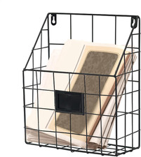 Zeitungshalter Wand Magazinhal Zeitschriften Wandhalter, Wandmontierter Metallgi