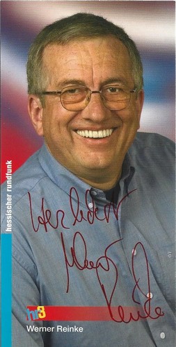 Werner reinke autogrammkarte - reinke,