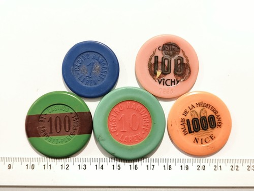 Paket wertmarken kasino - 5,